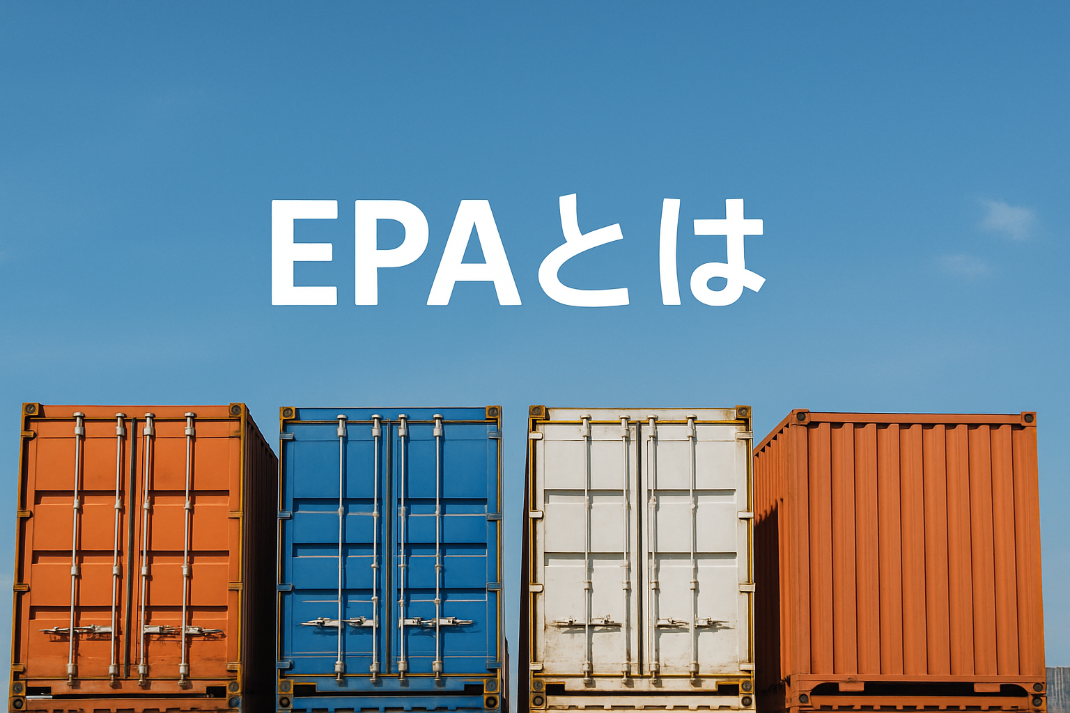 EPAとは何か？FTAとの違いと企業が得られるメリットを徹底解説